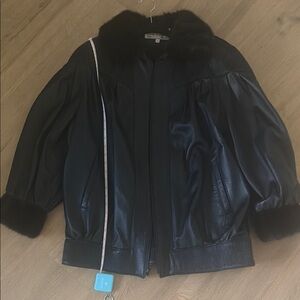 Elegant Black Leather Jacket